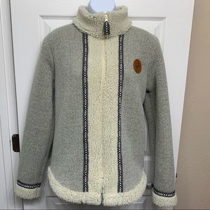 Faux Sheep Fur Sherpa Jacket Finland XS